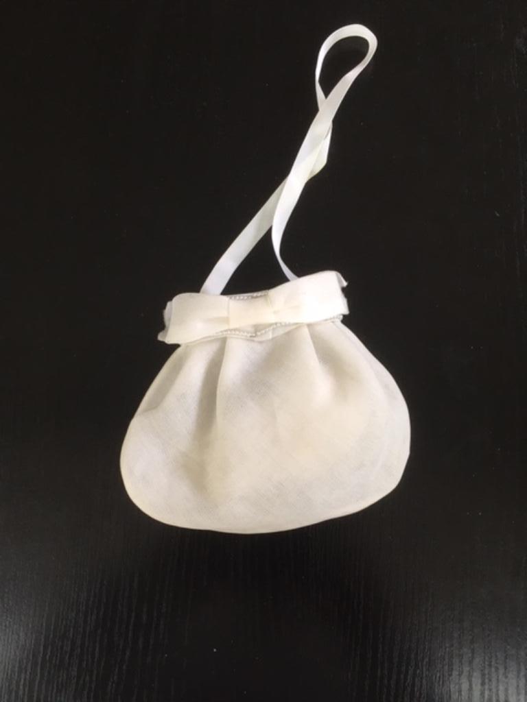 Handtasje voor communie / lentefeest bezet met pareltjes, Ophalen of Verzenden, Gebruikt