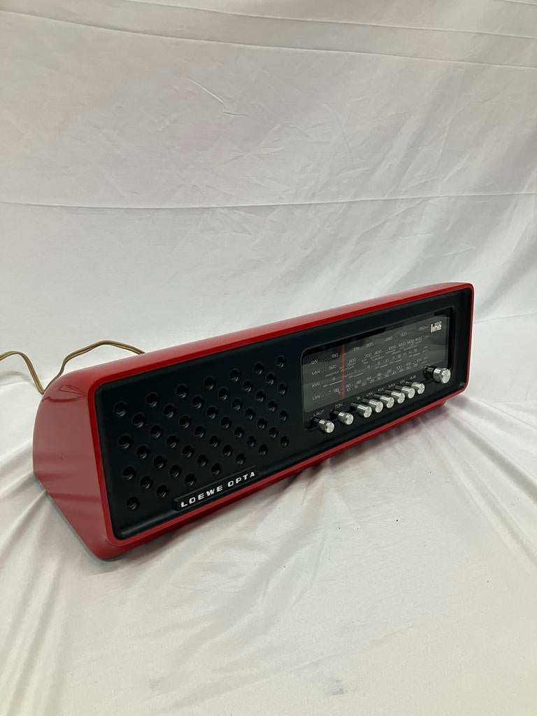 Iconische Vintage Loewe Opta R11 Line 2001 Radio uit 1971, Audio, Tv en Foto, Radio's, Radio, Ophalen of Verzenden