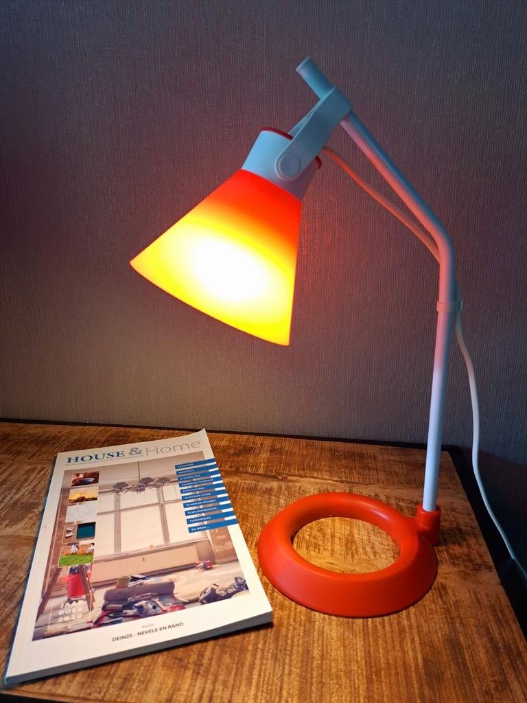 1980's retro bureaulamp, Ophalen, Zo goed als nieuw, Kunststof