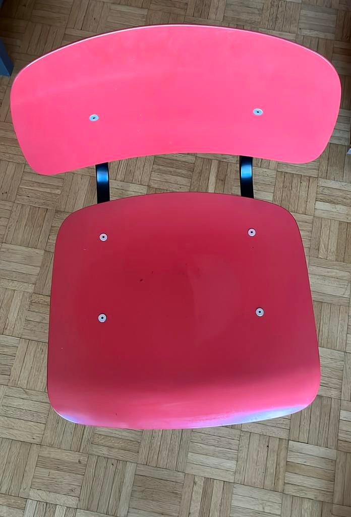 Friso kramer revolt stool vintage stoel rood, Huis en Inrichting, Ophalen, Gebruikt