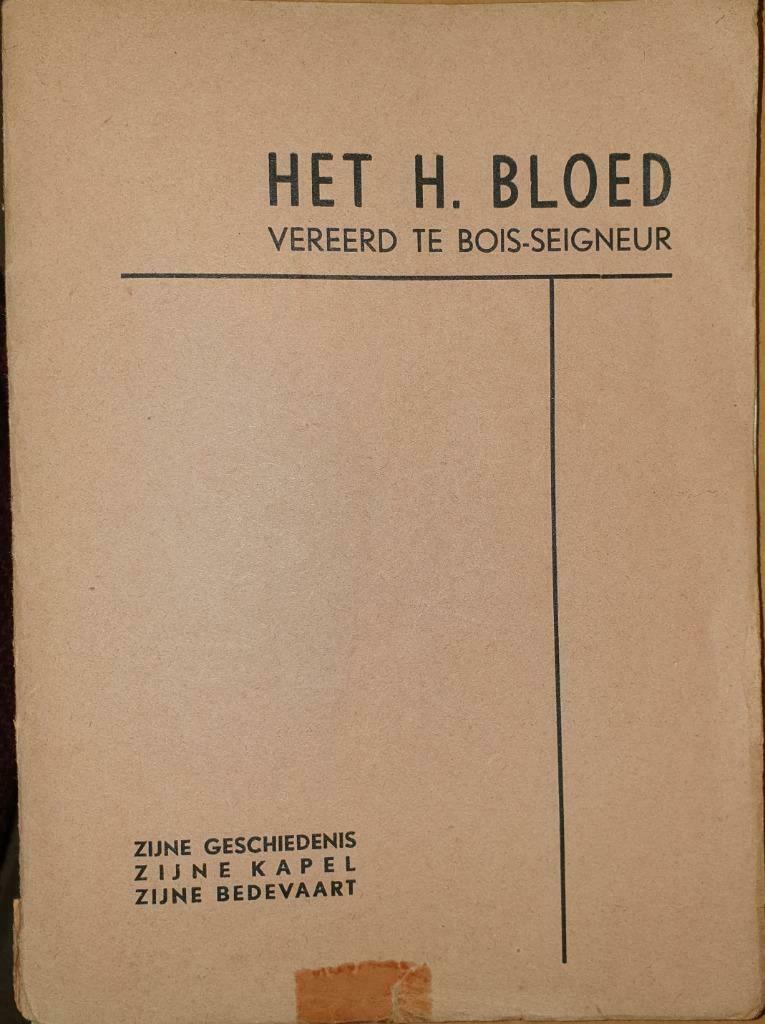 Het H. Bloed vereerd te Bois-Seigneur, Boeken, Ophalen of Verzenden, 20e eeuw of later, Gelezen
