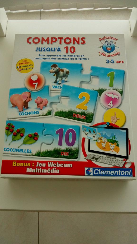 Spel "Comptons Jusqu'à 10", Ophalen, Zo goed als nieuw, Rekenen