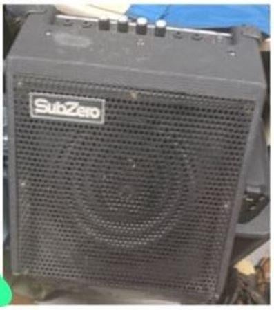 SubZero speaker, Ophalen, Gebruikt