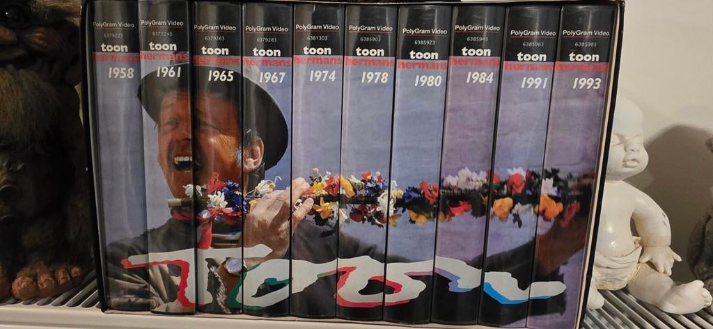 Toon Hermans VHS collectie, Alle leeftijden, Ophalen, Zo goed als nieuw, Muziek en Concerten