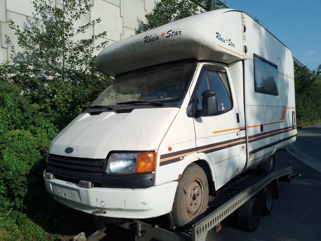Mobilhome Ford Transit 2.5DI Rhein Star en pièces détachées, ., Capot moteur, Avant, .