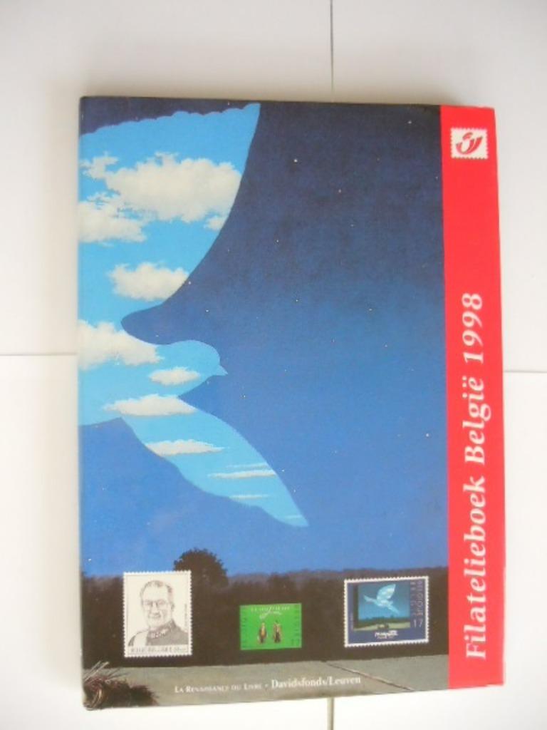 Leeg Filatelieboek België 1998 1999 2000 2001 zonder zegels, Postzegels en Munten, Ophalen of Verzenden, Postzegelboek