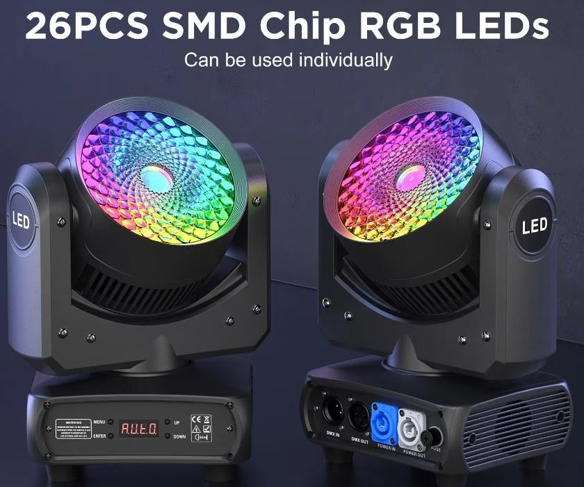 Nouveau lave-linge mobile LED 300W de première classe, Enlèvement ou Envoi, Neuf, Lumières, Couleur