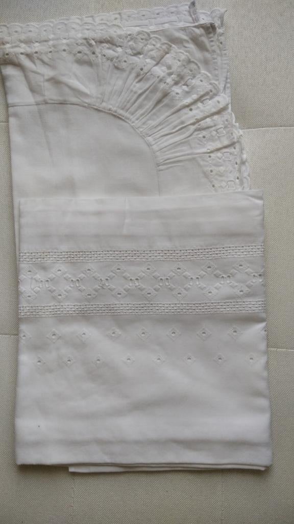 Lakentje en kussensloop wieg 75x82, Kinderen en Baby's, Ophalen of Verzenden, Wieg