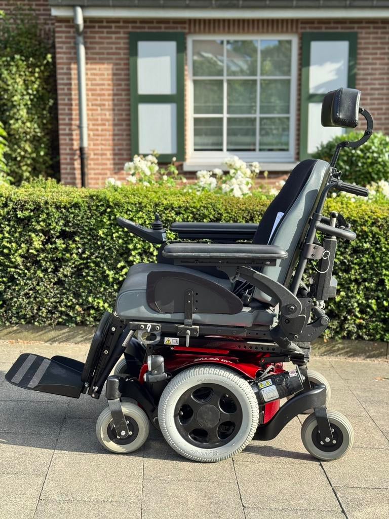 Chaise roulante Sunrise Quickie Salsa M fauteuil électrique, Divers, Enlèvement ou Envoi, Pliant, Comme neuf, Fauteuil roulant électrique