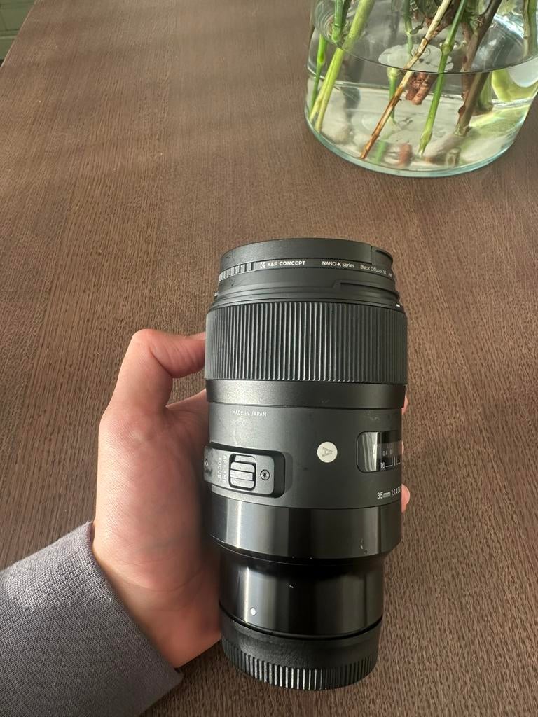 Sigma 35mm 1.4 art sony mount, Ophalen, Gebruikt, Standaardlens