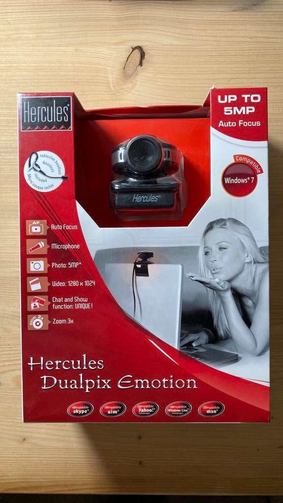 Hercules Dualpix Emotion, Neuf, Micro, Windows, Filaire