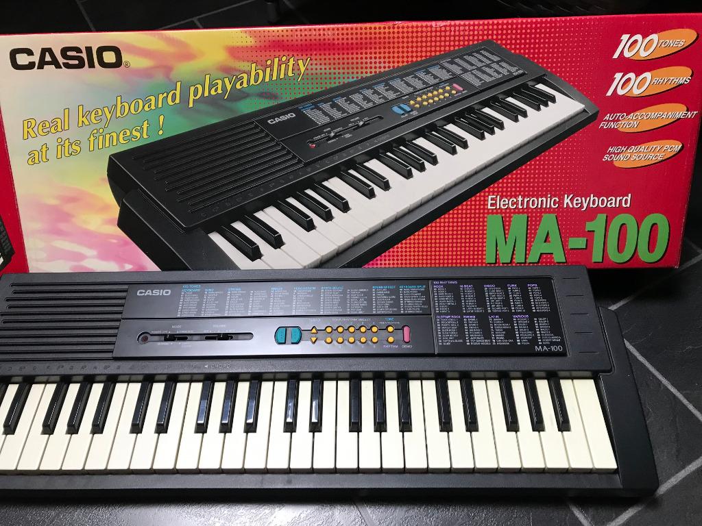 Casio Electronic Keyboard MA-100, Ophalen, Zo goed als nieuw, 49 toetsen, Casio