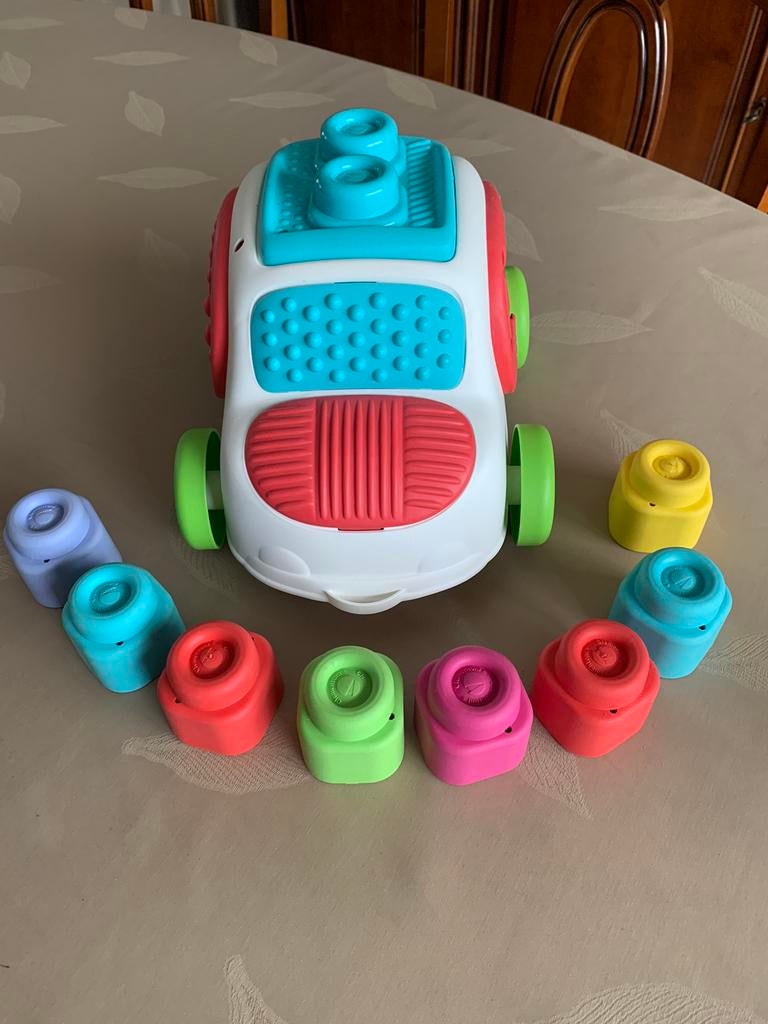Auto met bouwblokken, Ophalen of Verzenden, Zo goed als nieuw