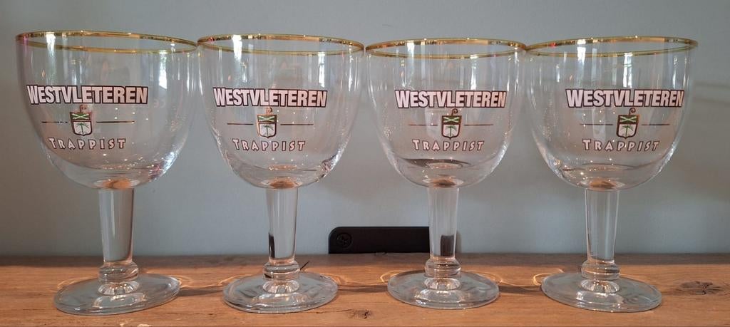 Westvleteren degustatie glazen, Verzamelen, Glas en Drinkglazen, Ophalen of Verzenden