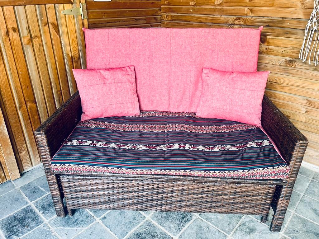 Meuble de terrace, Jardin & Terrasse, Ensembles de jardin, Enlèvement, 2 places