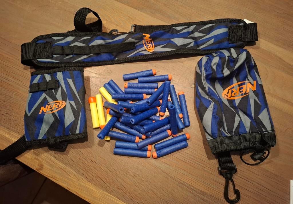 Nerf blaster belt en kogels, Enlèvement ou Envoi, Comme neuf