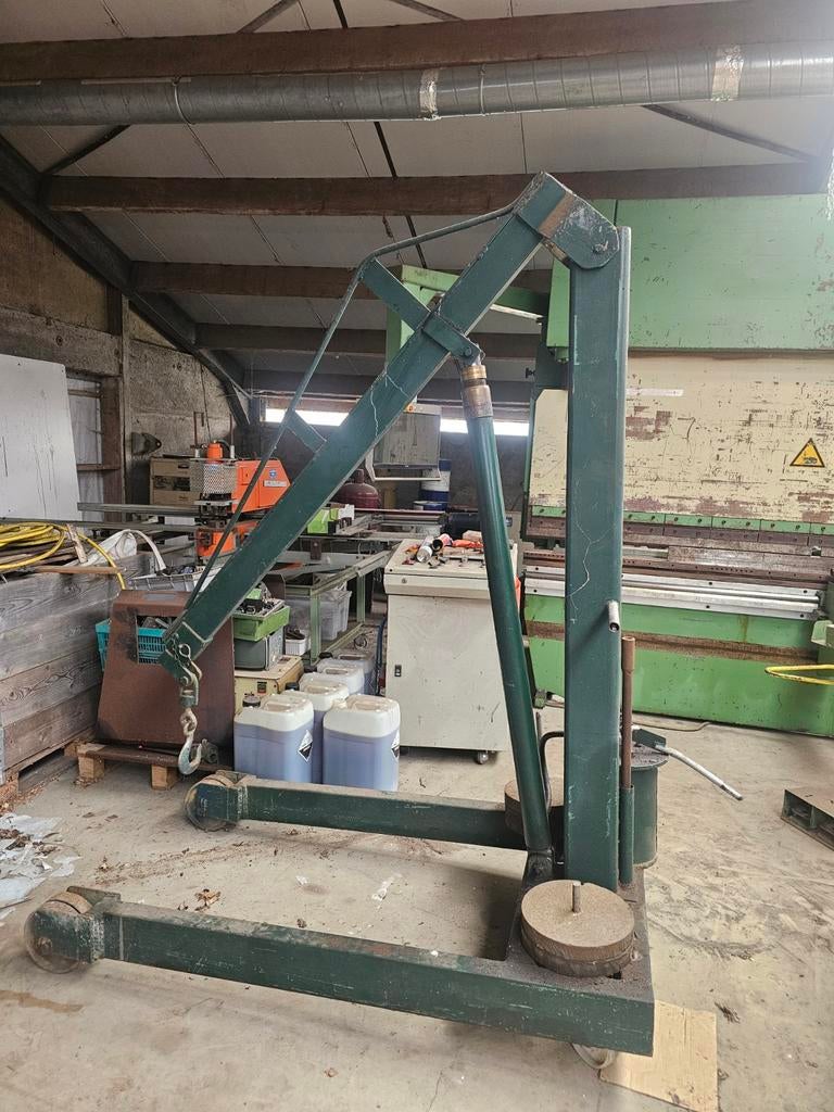 Giraf heftoestel, Ophalen