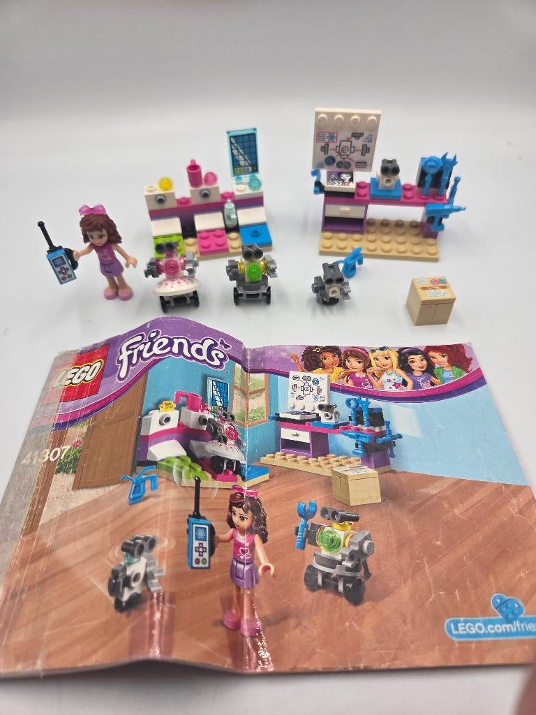 Lego Friends 41307 Olivia's Creative Lab, Ophalen of Verzenden, Zo goed als nieuw, Complete set, Lego