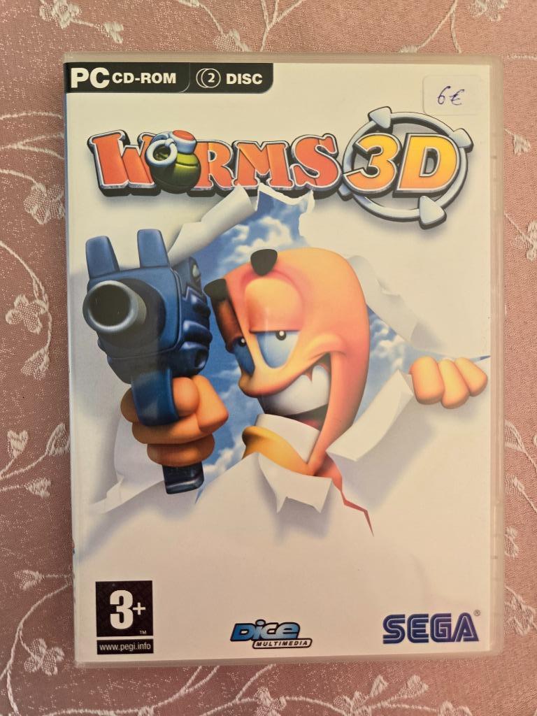 Jeu PC Worms 3D, Enlèvement, Comme neuf