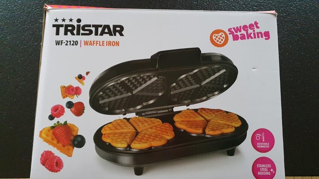 Tristar dubbel wafelijzer!, Ophalen, Nieuw