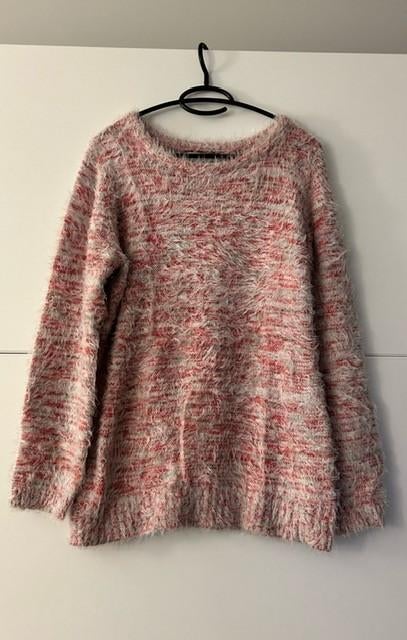 Atlas for Women roze-witte pull met lange mouwen, Maat 46/48 (XL) of groter, Ophalen of Verzenden, Zo goed als nieuw, Atlas for Women