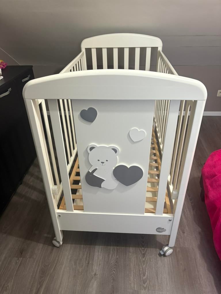 Lit pour bebe en bois, Enlèvement, Comme neuf, Tiroir