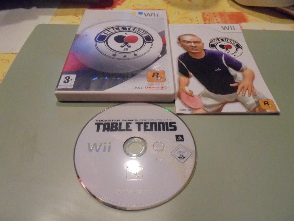 WII Table Tennis (Rockstar Games), Enlèvement ou Envoi, 2 joueurs, Utilisé, À partir de 3 ans