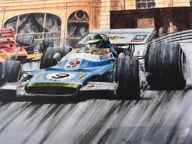 Epreuve Artiste H Pescarolo 'Podium à Monaco' 1970, Enlèvement