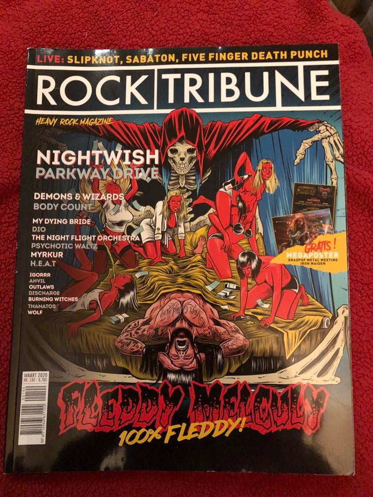 Rock Tribune - nr. 190 - maart 2020 Fleddy Melculy, Ophalen, 1980 tot heden, Tijdschrift