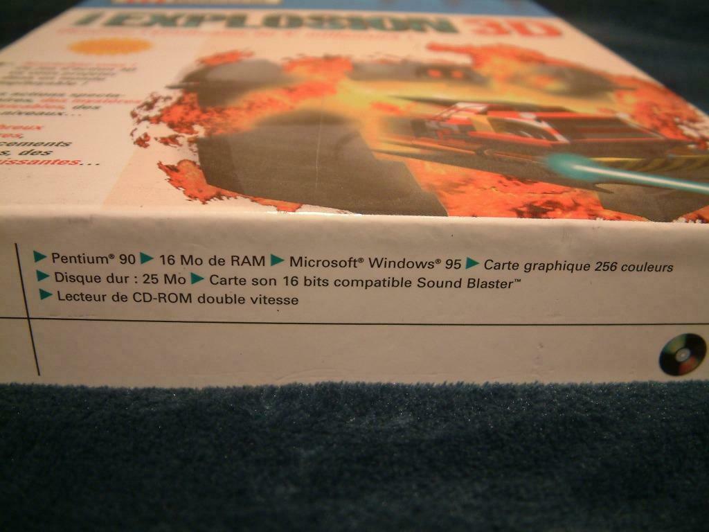 Retrogaming PC Zeldzaam  Virus Explosion 3D, Ophalen of Verzenden, Zo goed als nieuw, Avontuur en Actie