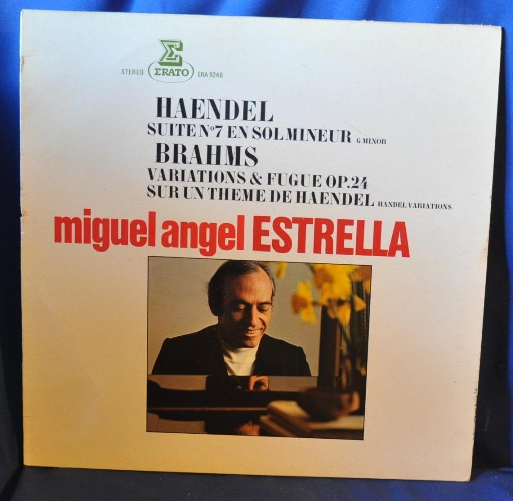 vinyl 33 tour musique classique haendel et brahms (x2082), Enlèvement ou Envoi, Utilisé