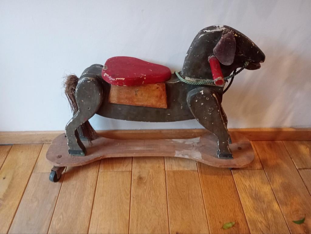 Houten speelgoed paard, Antiek en Kunst, Antiek | Speelgoed, Ophalen