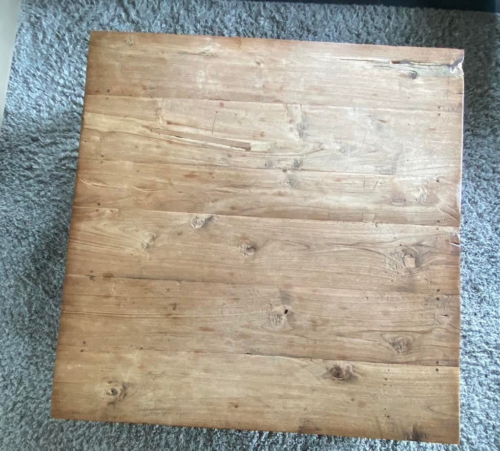 Salontafel 130x130 cm, Huis en Inrichting, Tafels | Salontafels, Ophalen, Vierkant, Zo goed als nieuw, 100 tot 150 cm