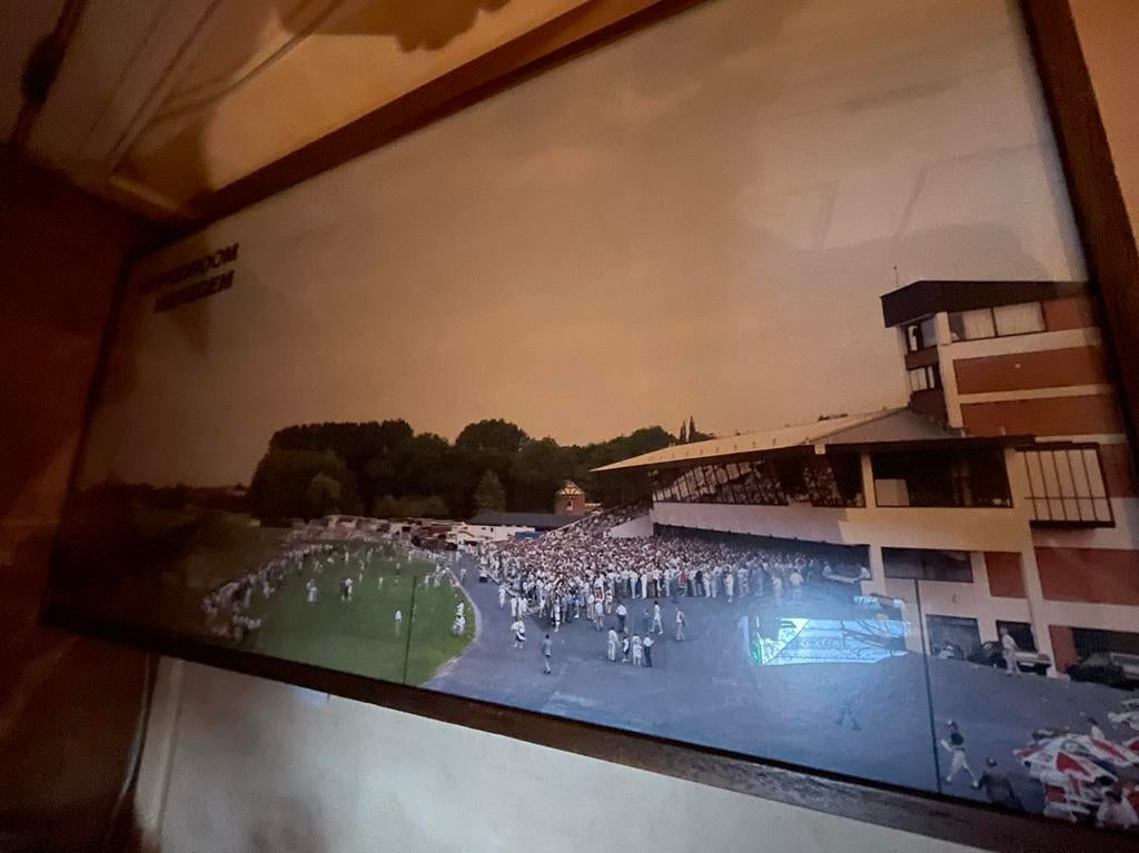 Grote kader met foto Waregem Koerse, Ophalen, Zo goed als nieuw