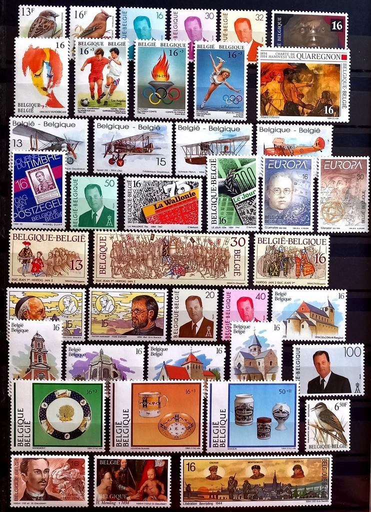 1994 Année complète MNH ** - Cote 85 €, Neuf, Enlèvement ou Envoi, Non oblitéré, Gomme originale