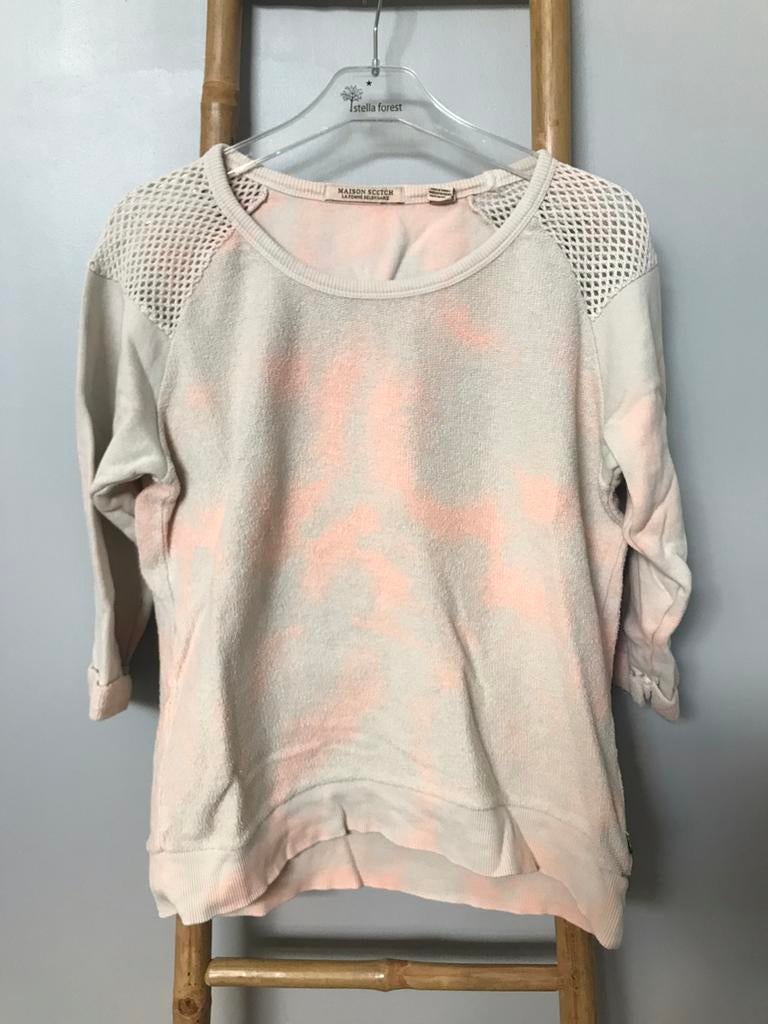 Maison Scotch koraal/creme trui maat 1., Kleding | Dames, Maison scotch, Gedragen, Maat 36 (S)