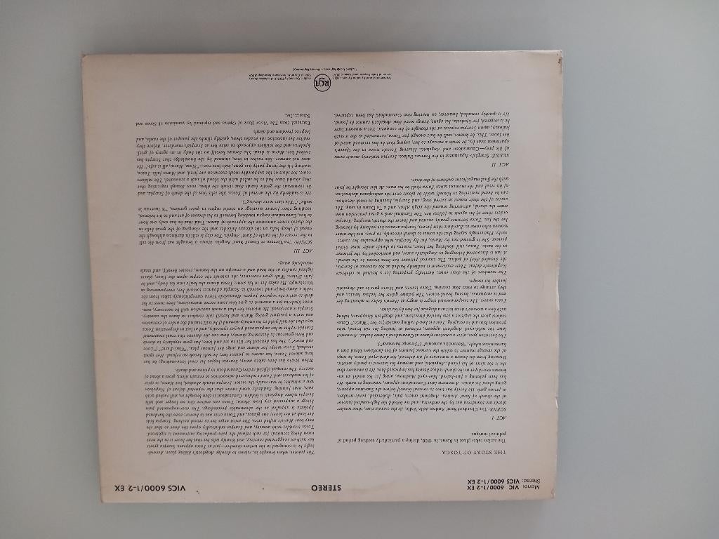 Vinyle 2LP Tosca Puccini Milanov Opera Classical Romance, Enlèvement ou Envoi, Romantique, 12 pouces, Opéra ou Opérette