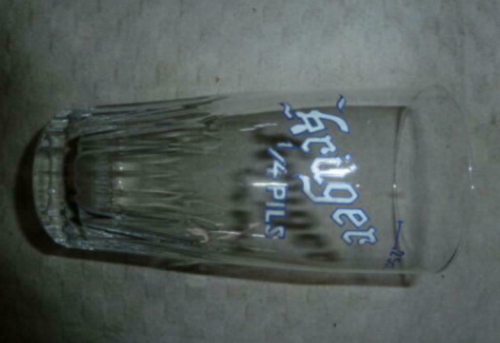 #H bier glas KRÜGER 1/4 PILS 25cl Brouwerij Kruger - Eeklo, Ophalen of Verzenden, Nieuw, Bierglas