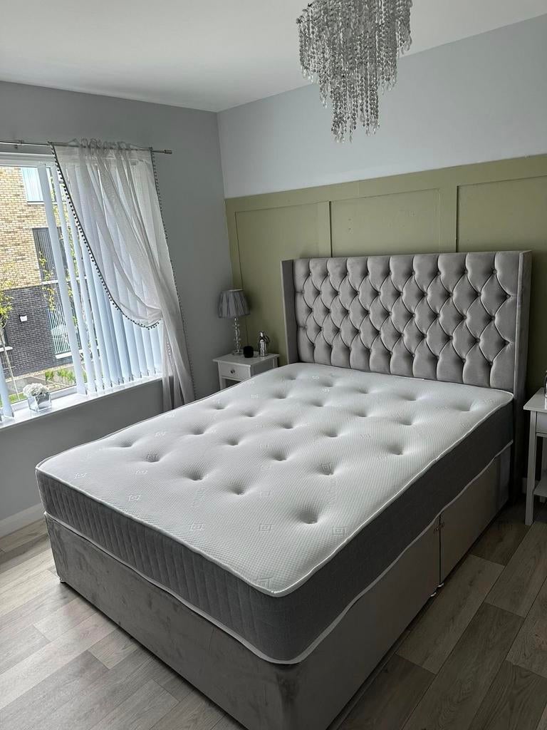 Nieuw Boxspring 2-Persoons Bed Gratis Levering  Luxe Comfort, Overige kleuren, Verzenden, 200 cm, 160 cm