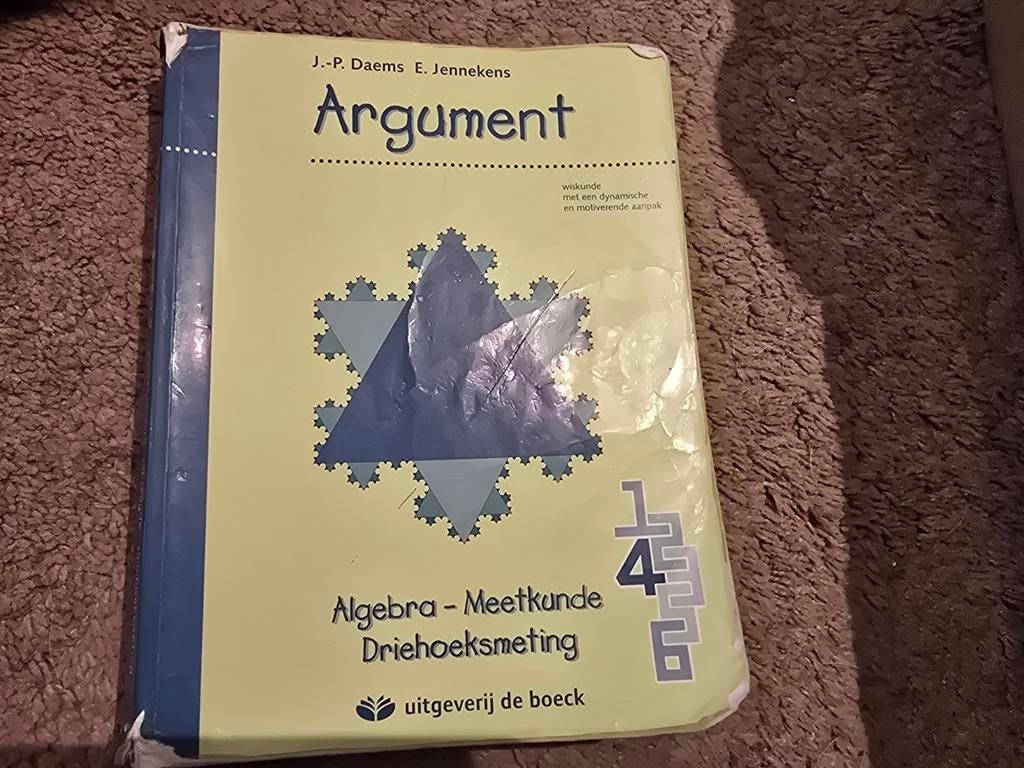 Algebra  Argument, Enlèvement, Comme neuf