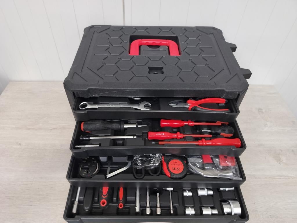 BLACK FRIDAY Gereedschaps trolley kunstof rolkoffer gevuld!!, Ophalen of Verzenden, Nieuw