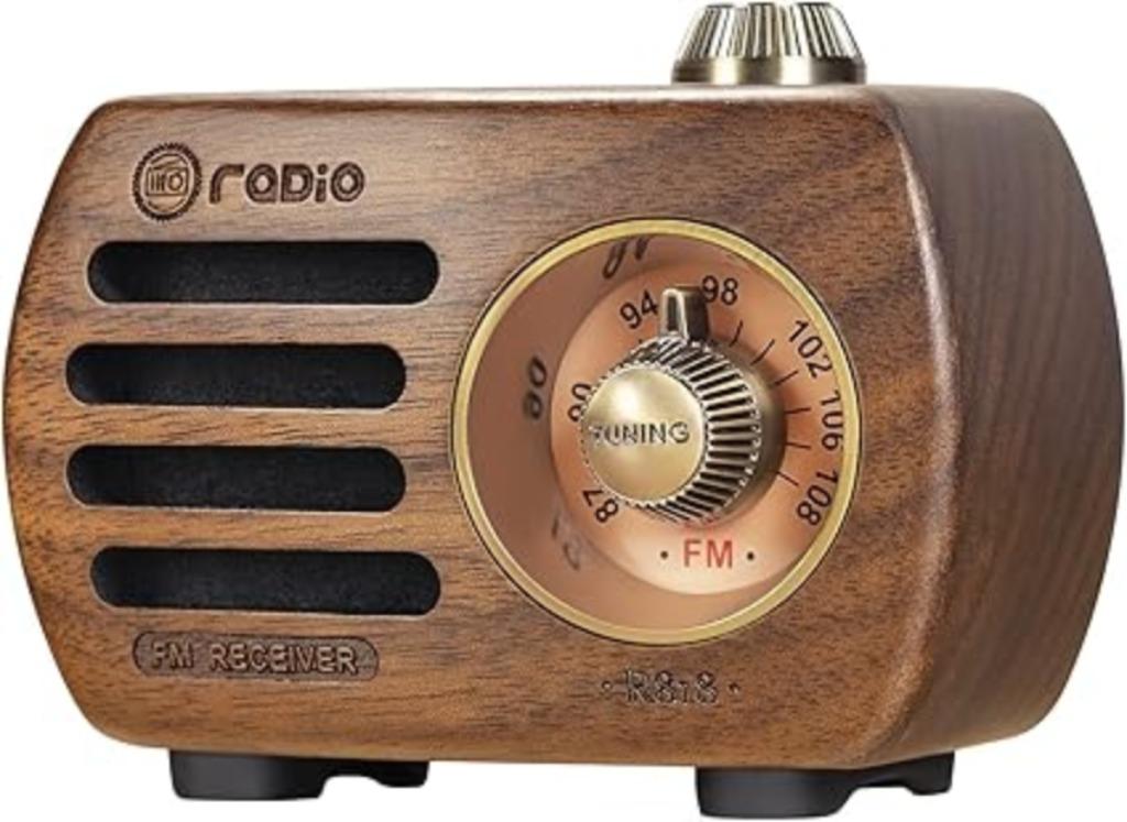 PRUNUS Vintage Draagbare Radio SNELLE GRATIS LEVERING, -, Verzenden, -, Nieuw