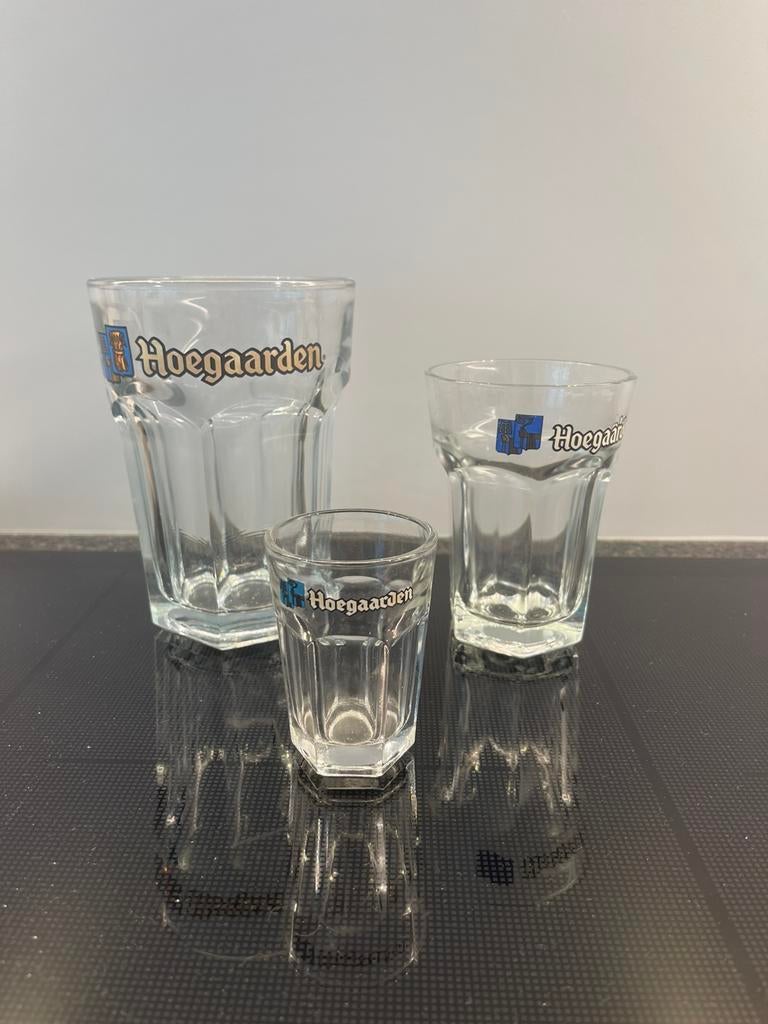 Hoegaarden Bierglazen (Set van 3), Ophalen of Verzenden, Nieuw