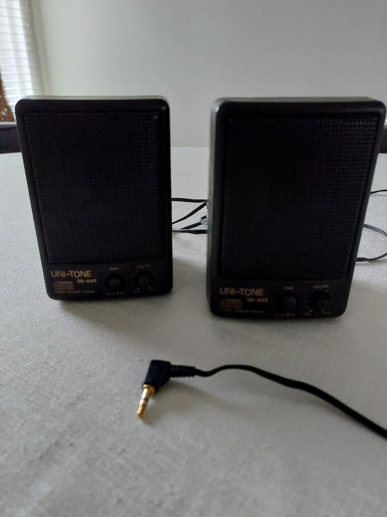 Vintage Draagbare mini boxen voor draagbare CD-speler, ..., TV, Hi-fi & Vidéo, Enlèvement ou Envoi, Utilisé, Autres types, Autres marques