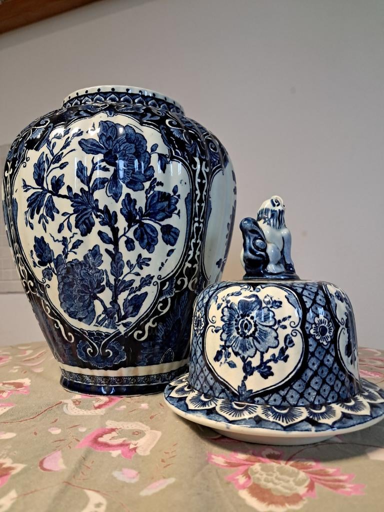 Blauwe vaas, Antiek en Kunst, Antiek | Vazen, Ophalen