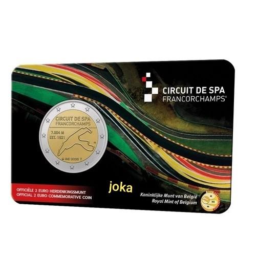 Coincard België 2 euro  Spa-francorchamp 2025. NL, Verzenden