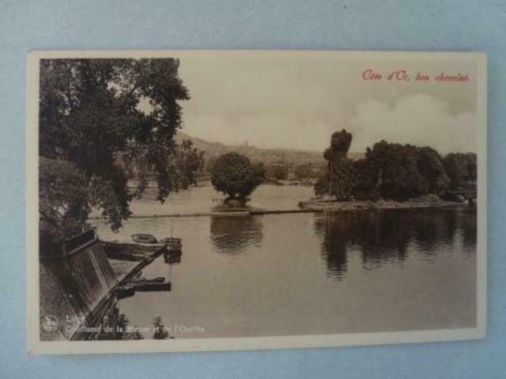 Luik  Liège Confluent de la Meuse et de l'Ourthe Côte d'Or, Envoi, Non affranchie, Liège
