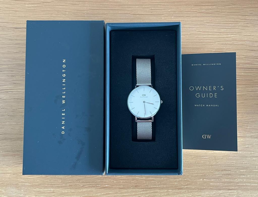 NIEUW! Horloge Daniel Wellington Petite Sterling 32mm zilver, Ophalen of Verzenden, Nieuw, Staal