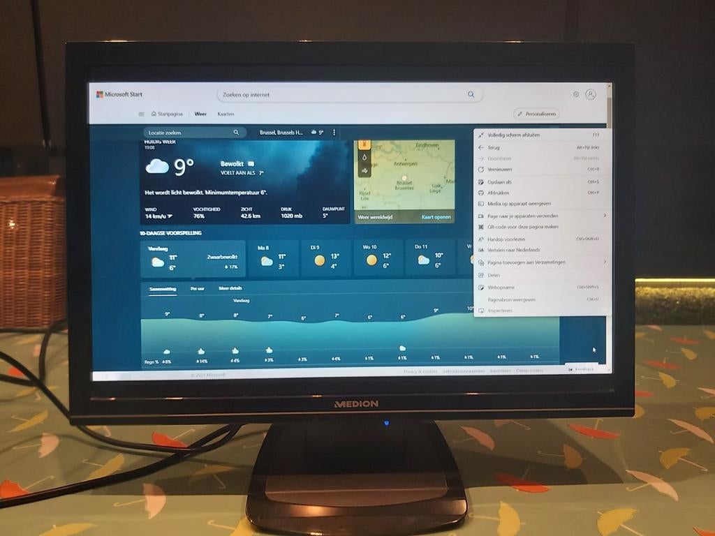 Medion 22 inch computerscherm, Enlèvement ou Envoi