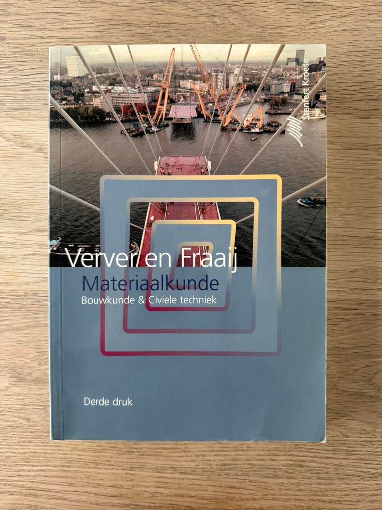 Materiaalkunde, Ophalen of Verzenden, Zo goed als nieuw, Bouwkunde